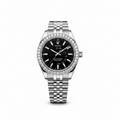 Plain Jane Rolex (Black & Silver)
