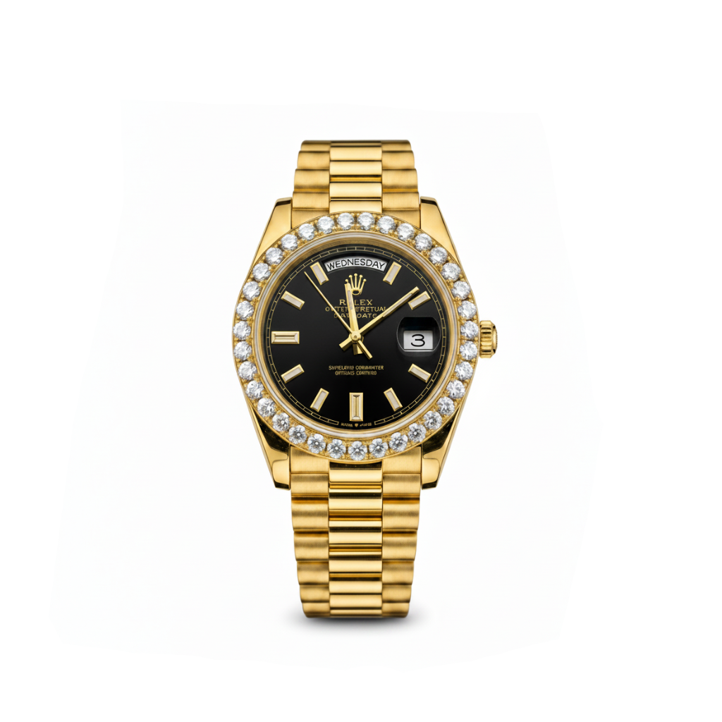 Plain Jane Rolex (Gold & Black)